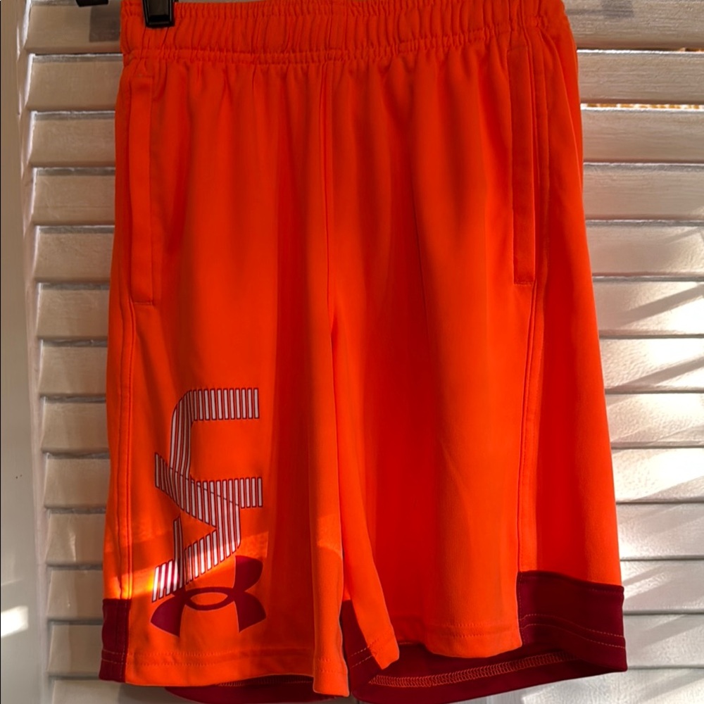 Under Armour Orange Performance Training Shorts